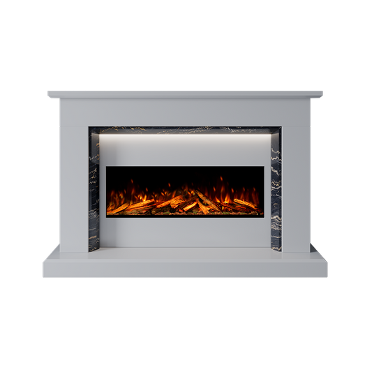 Costello Suite 1000 S Marble Electric Fireplace 1600mm - Approved By Design