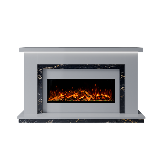 Isabelle Suite 1000 S Marble Electric Fireplace 1600mm - Approved By Design