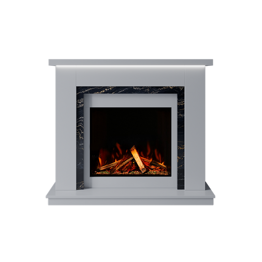 Isabelle Suite 700 S Marble Electric Fireplace 1300mm - Approved By Design