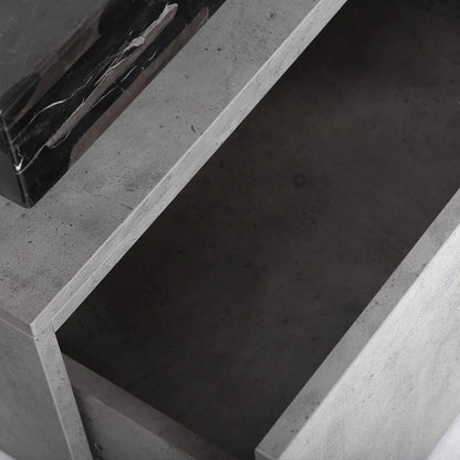 1220mm Modern Floating Bathroom Vanity Set with Single Vessel Sink Wall Mounted - Homary