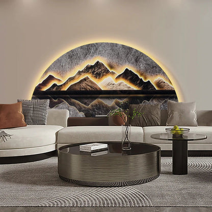 1250mm Modern Abstract LED Lighting Wall Decorative Painting Living Room Decorative - 