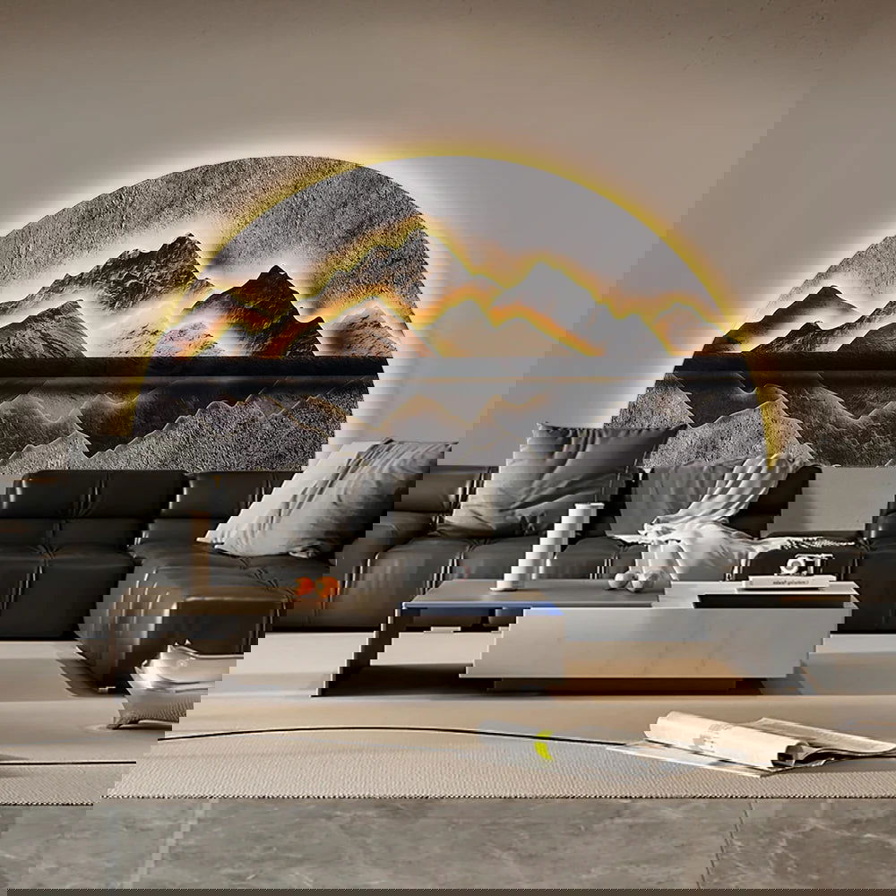 1250mm Modern Abstract LED Lighting Wall Decorative Painting Living Room Decorative - 