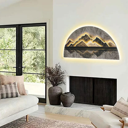 1250mm Modern Abstract LED Lighting Wall Decorative Painting Living Room Decorative - 