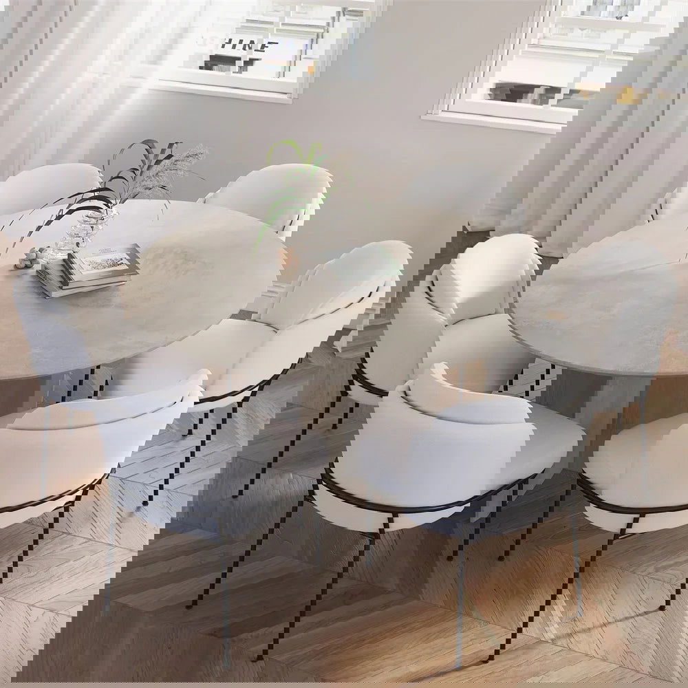 1500mm Modern Round Dining Table for 8 Grey Solid Wood Tabletop Pedestal Base - 