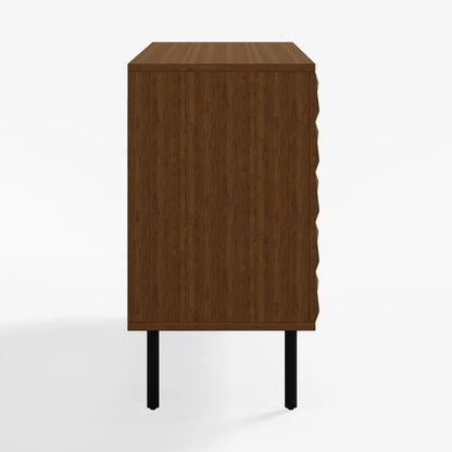 1500mm Walnut Wood Sideboard Cabinet For Dining Room - Homary