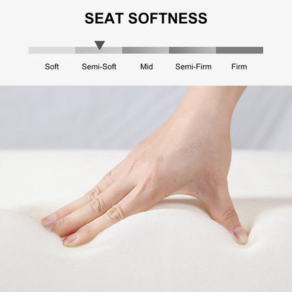 1530mm Modern Light Gray Cotton Linen Upholstered Convertible Pull Out Sofa Bed Storage - 