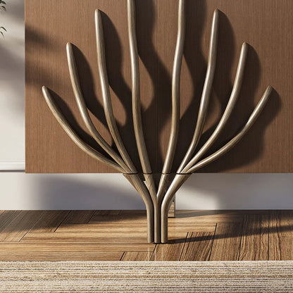 1600mm Sideboard Branch Design Mid Century Modern Buffet with 2 Doors 2 Shelves - 