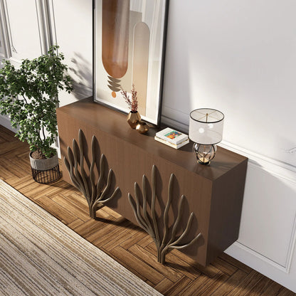 1600mm Sideboard Branch Design Mid Century Modern Buffet with 2 Doors 2 Shelves - 