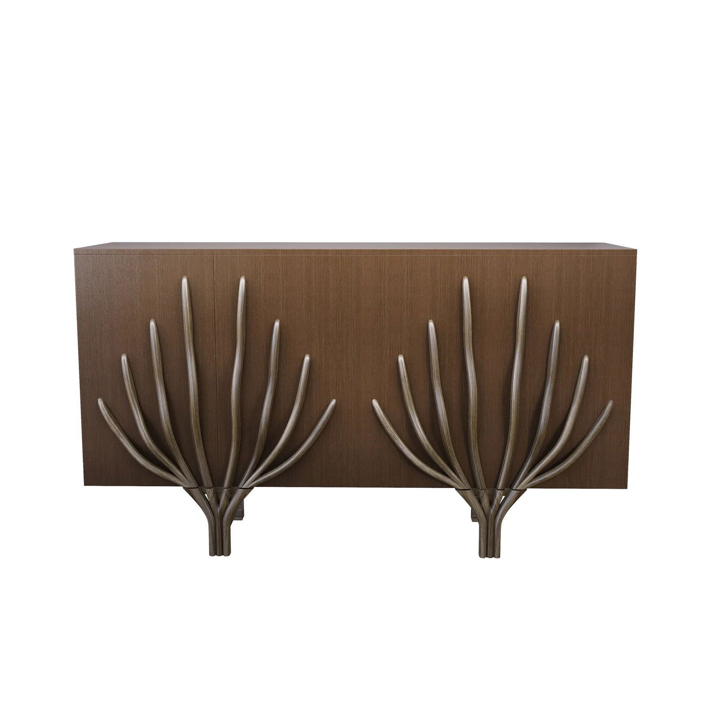 1600mm Sideboard Branch Design Mid Century Modern Buffet with 2 Doors 2 Shelves - Homary