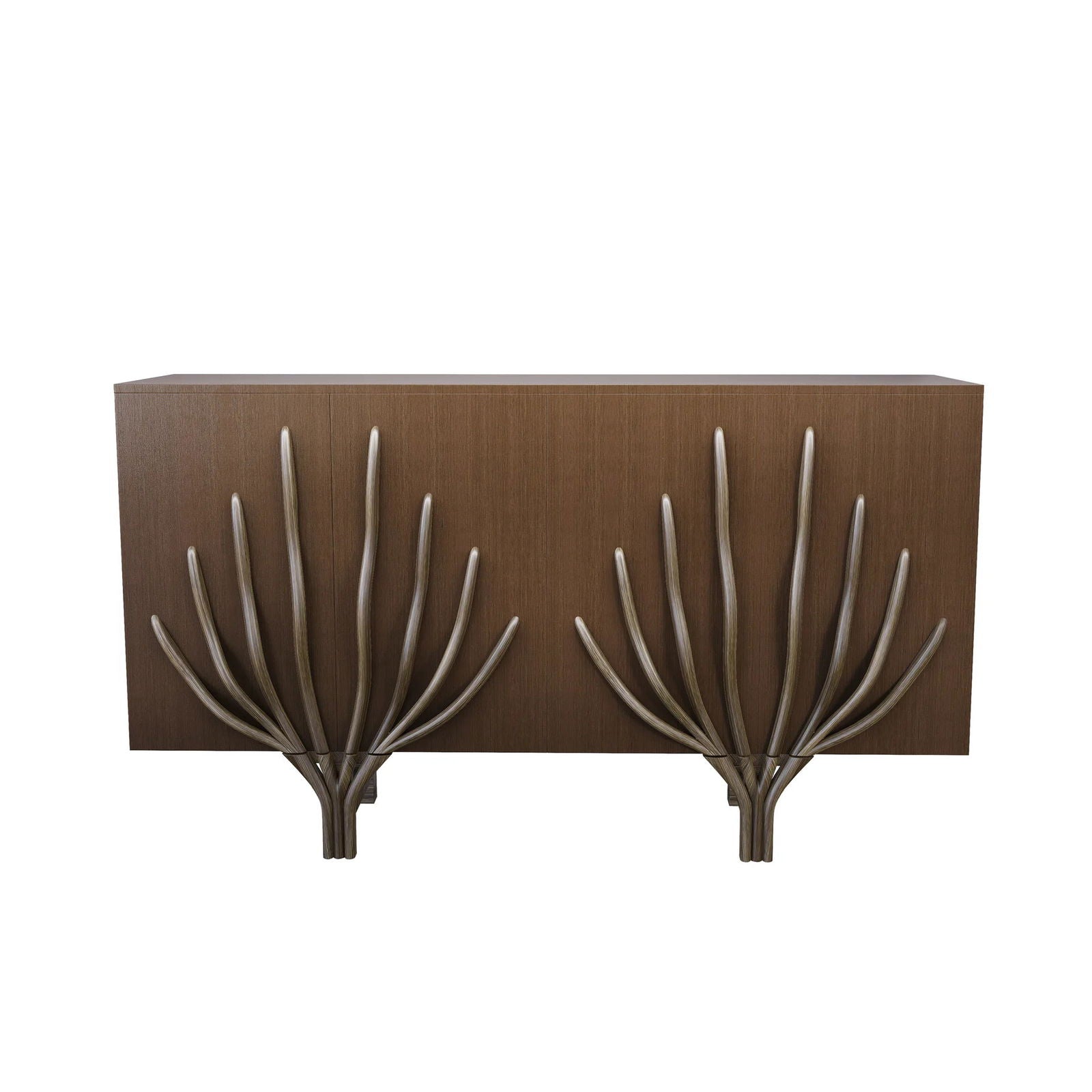 1600mm Sideboard Branch Design Mid Century Modern Buffet with 2 Doors 2 Shelves - Homary