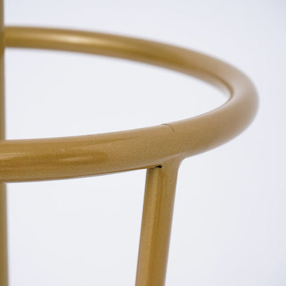 1700mm Hallway Metal Coat Stand with Umbrella Stand Base-Gold - 