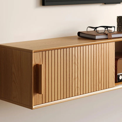 1800mm Floating Wood Fluted TV Stand with Storage - Approved By Design