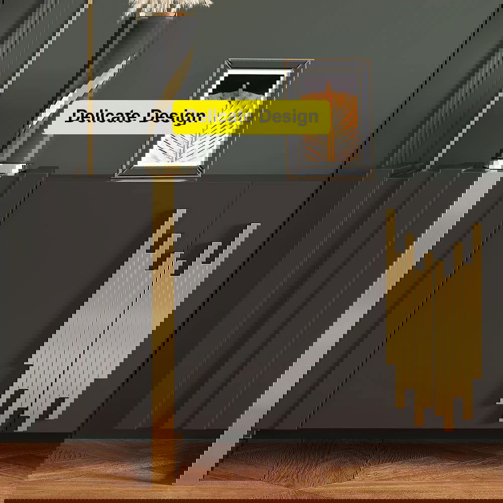 1800mm Natural Wood Tall TV Stand with Storage (Copy) - 