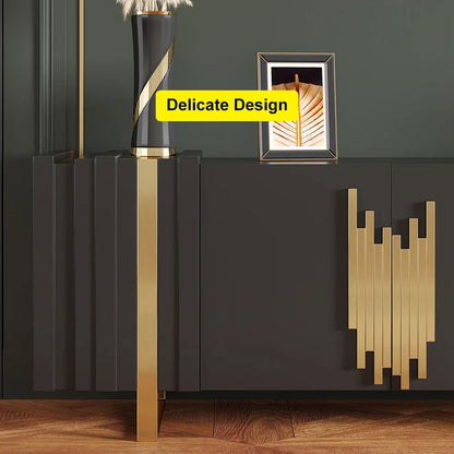 1800mm Natural Wood Tall TV Stand with Storage (Copy) - 