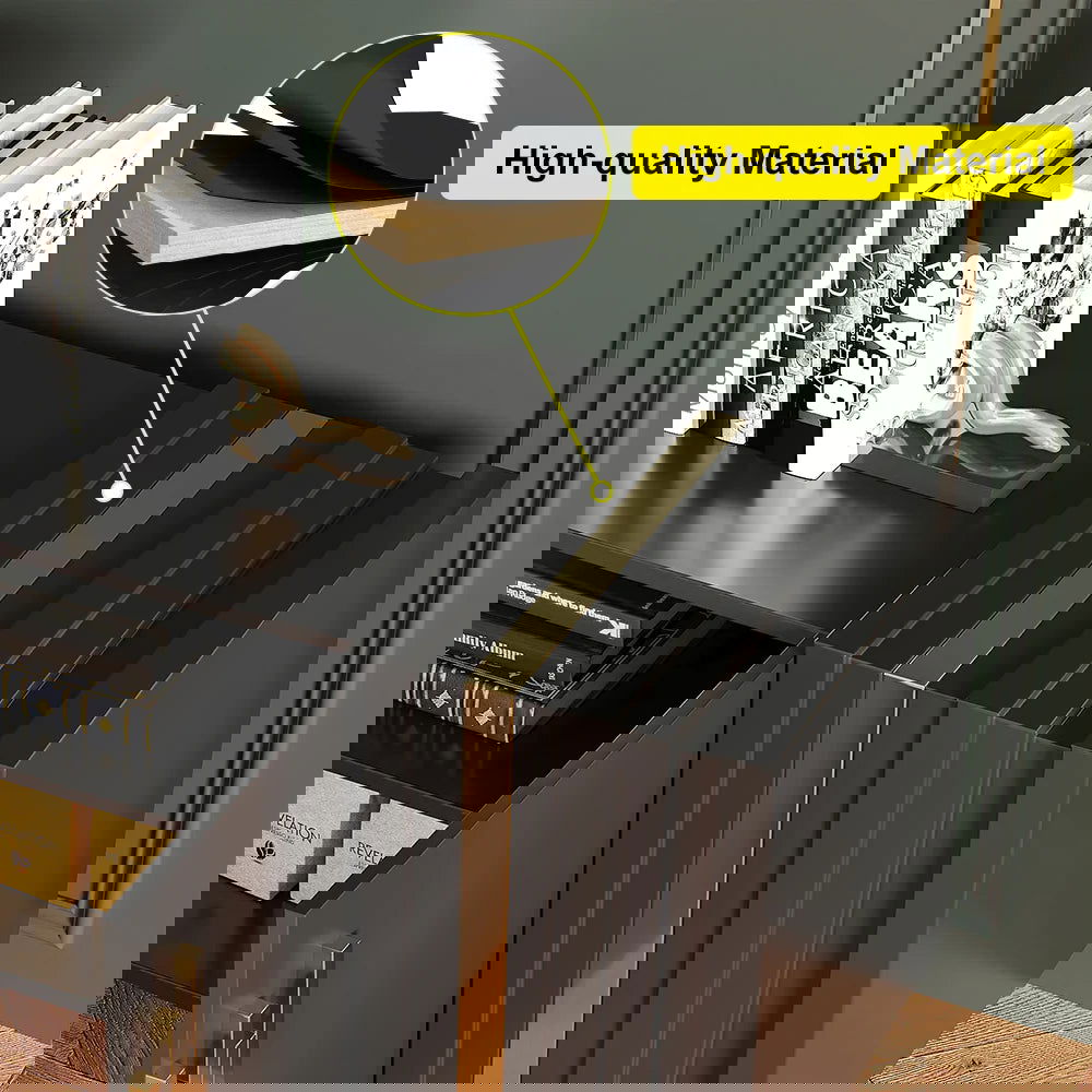 1800mm Natural Wood Tall TV Stand with Storage (Copy) - 