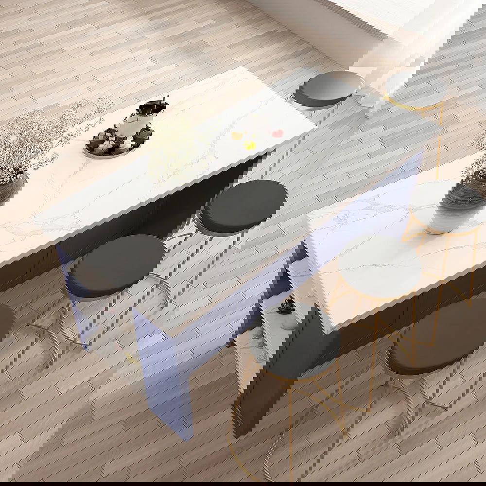 1830mm Large Blue Kitchen Island with Storage Modern Kitchen Cabinet - 