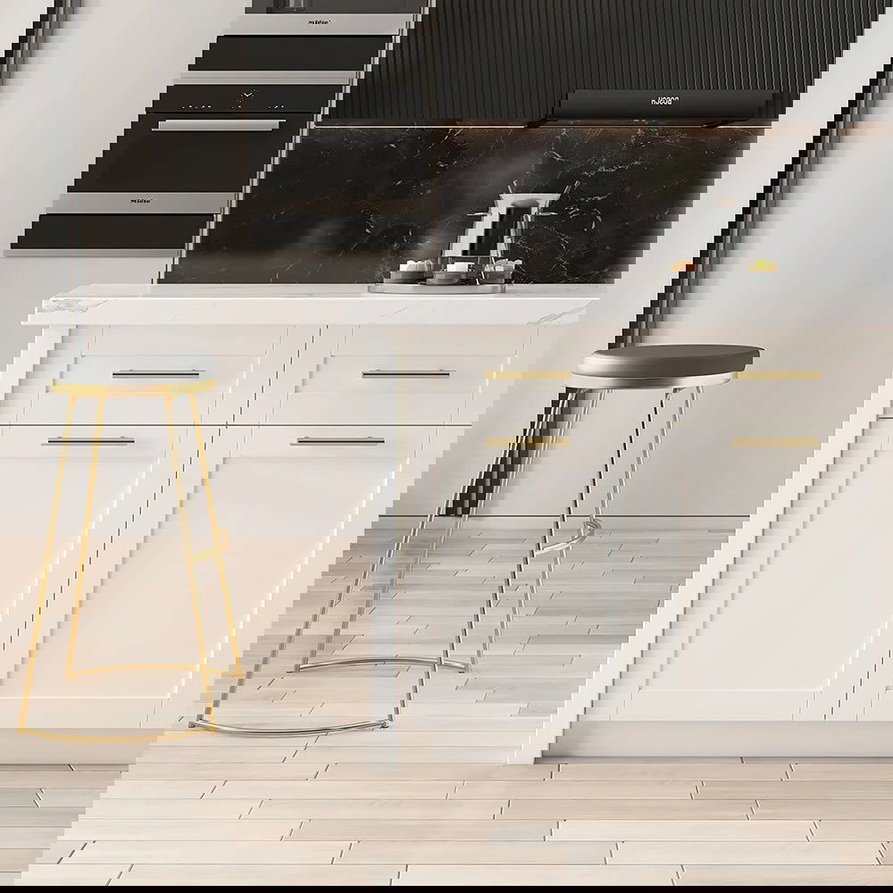 1830mm Large White Kitchen Island with Storage Modern Kitchen Cabinet - 