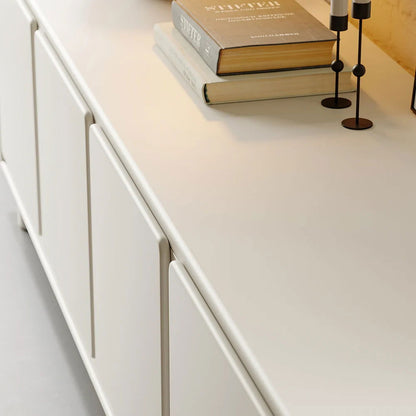 1830mm Modern White Rectangle Tall TV Stand with Storage for 1650 to 1900mm TV - Homary