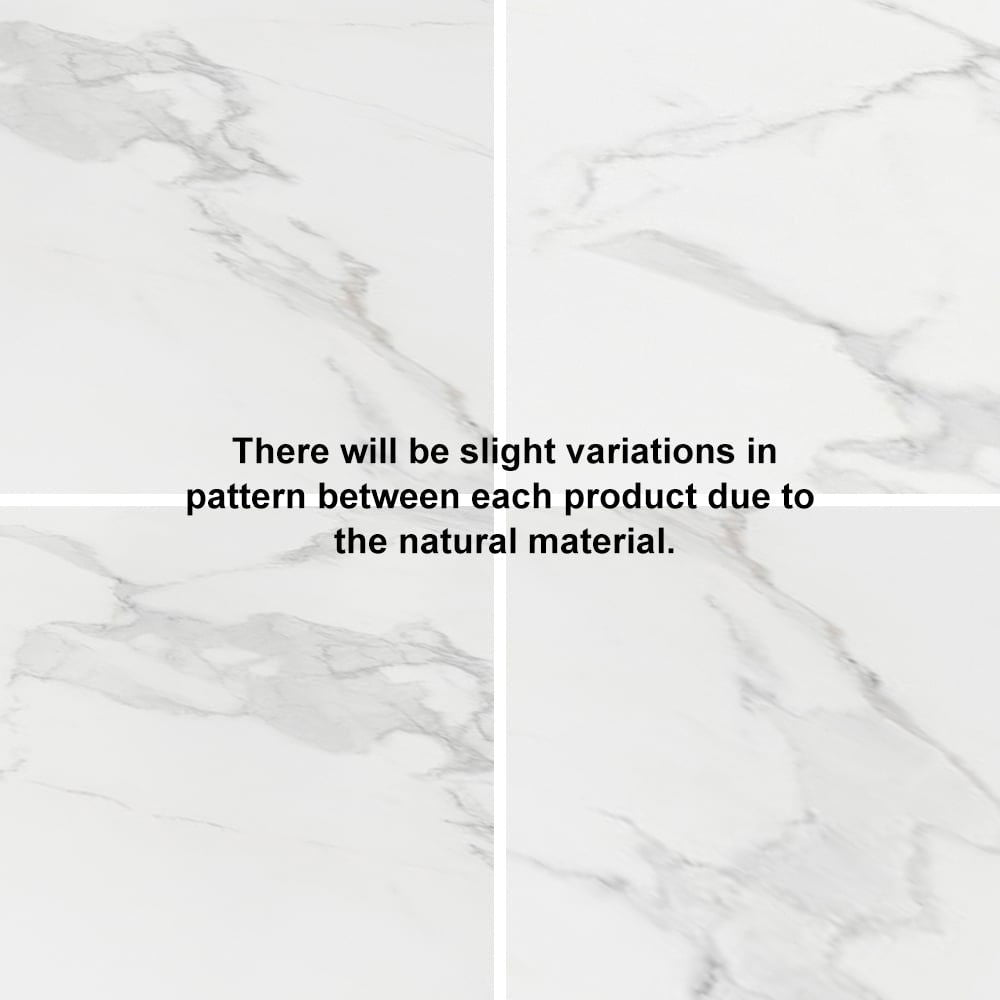 1830mm White Kitchen Island Modern Faux Marble Large Kitchen Cabinet with Storage - 