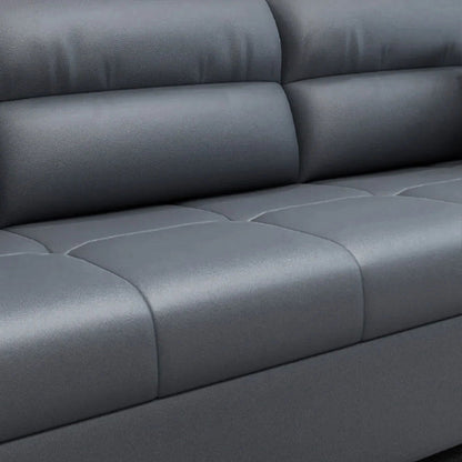 1880mm Deep Gray Full Sleeper Convertible Sofa with Storage & Pockets Sofa Bed - 