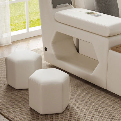 3330mm Sleeper Sectional Storage Sofa Pull Out Bed Headrest Adjustable with USB&Speaker - 