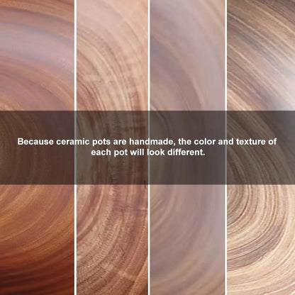 400mm Ceramic Round Bathroom Countertop Basin Retro Washbasin - Homary