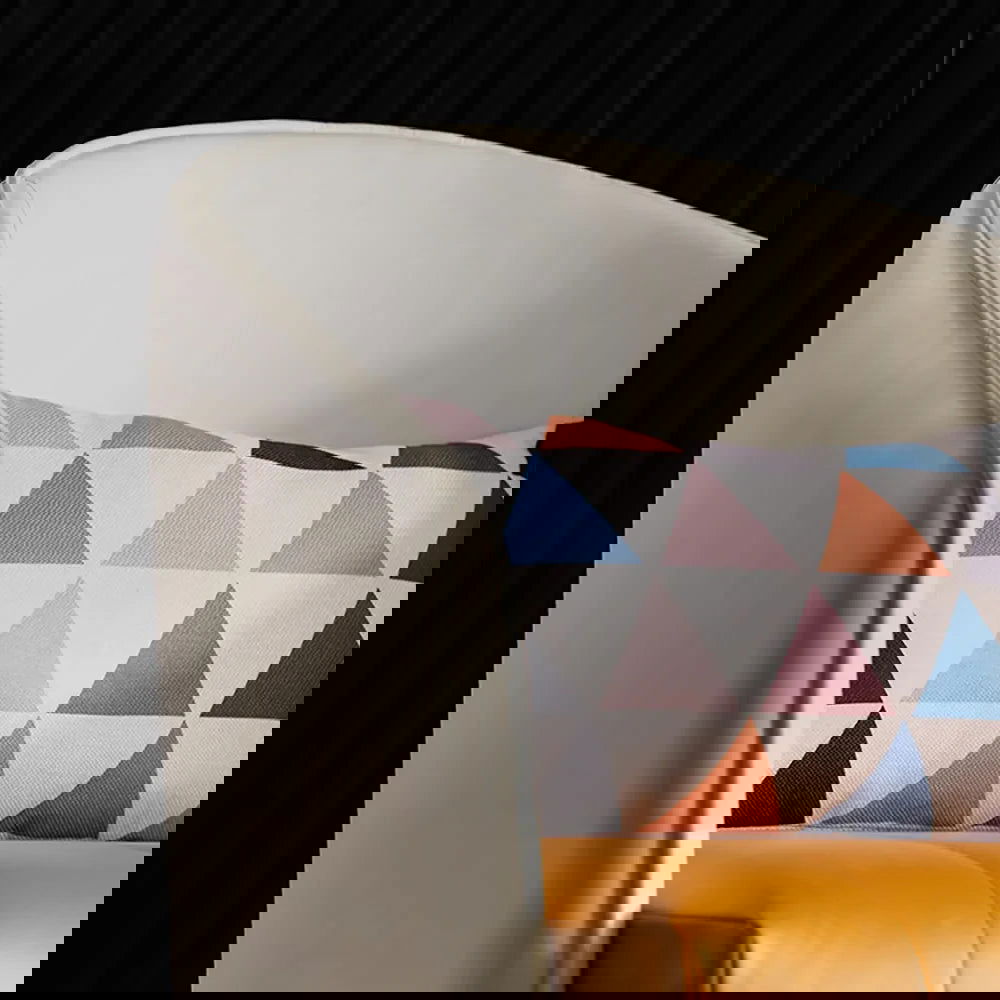 660mm Modern White Living Room Accent Chair Microfiber Leather Slipper Chair - 