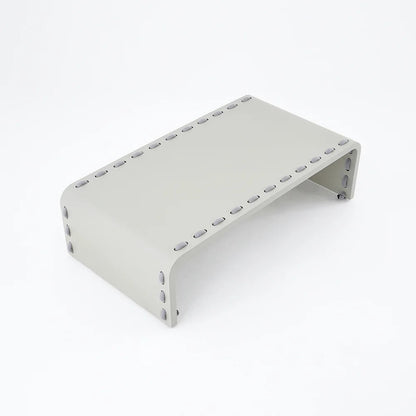 6 Pieces Aluminum & Rope Outdoor Sofa Set with Coffee Table and Cushion Pillow in Gray - 