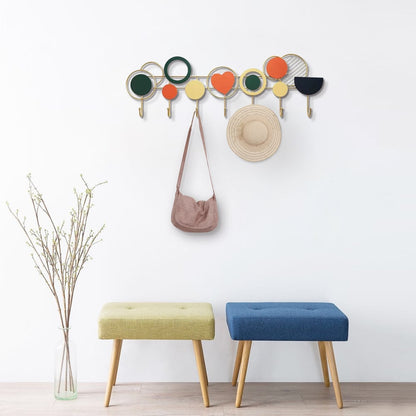 7-Hook Modern Entryway Wall Mounted Coat Rack - Homary