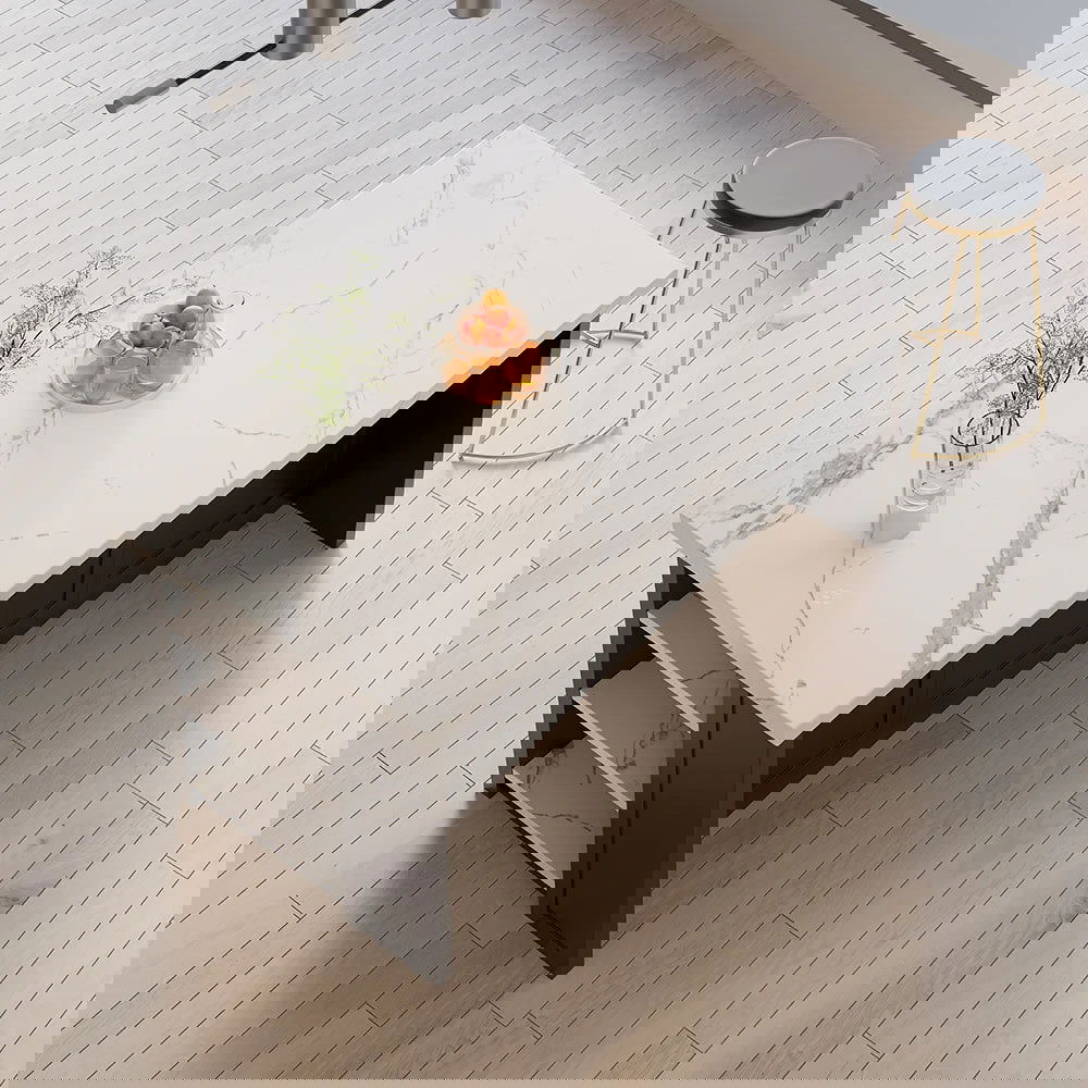 72" Kitchen Islands Black Modern with Storage Kitchen Cabinet - 