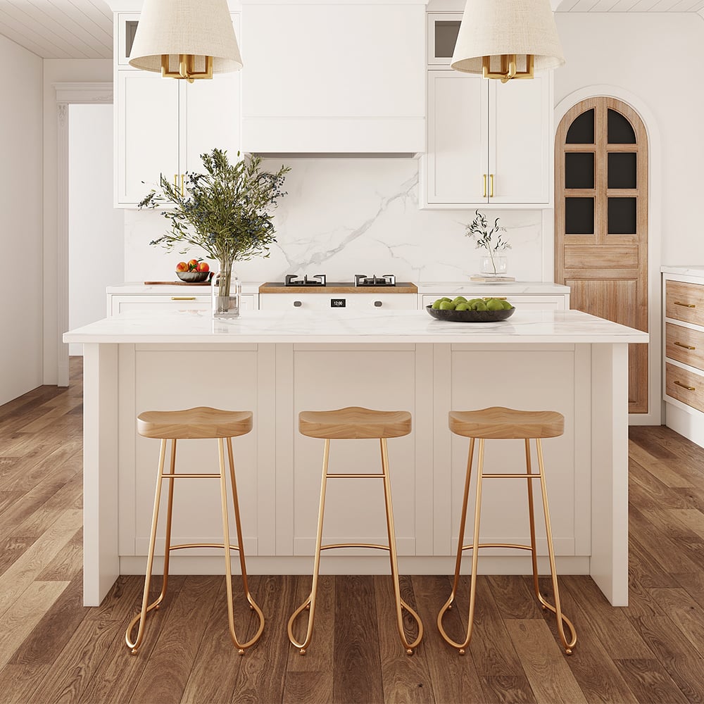 72" Kitchen Islands Sintered Stone White Modern with Storage Kitchen Cabinet - 