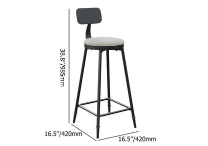 7 Pieces Rectangle Outdoor Patio Bar Dining Set with Teak Table and Chairs for 6 Person - 