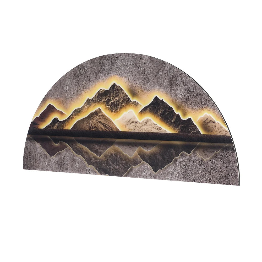 800mm Modern Abstract LED Lighting Wall Decorative Painting Living Room Decorative - 