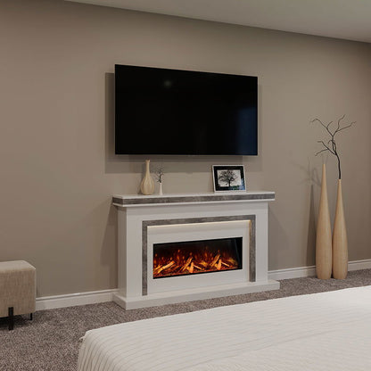 Aria Suite 1000 S  Marble Electric Fireplace 1600mm - Approved By Design
