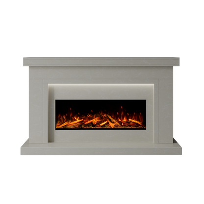 Aria Suite 1000 S  Marble Electric Fireplace 1600mm - Approved By Design