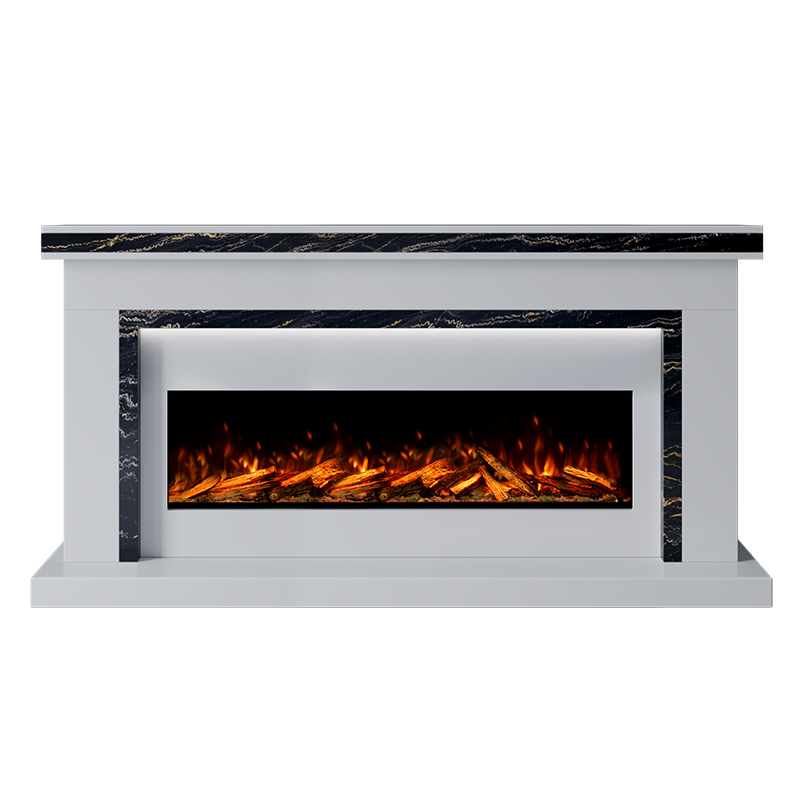 Aria Suite 1300 S  Marble Electric Fireplace 1900mm - Approved By Design