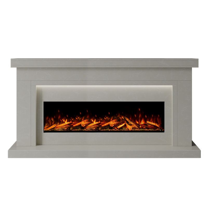 Aria Suite 1300 S  Marble Electric Fireplace 1900mm - Approved By Design