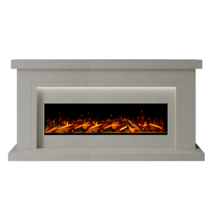 Aria Suite 1300 S  Marble Electric Fireplace 1900mm - Approved By Design