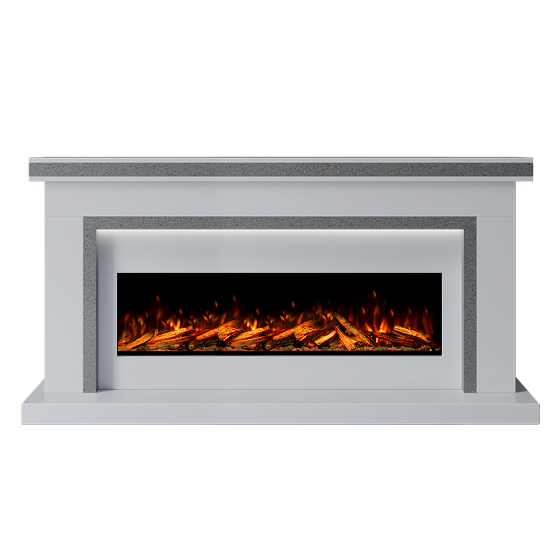 Aria Suite 1300 S  Marble Electric Fireplace 1900mm - Approved By Design