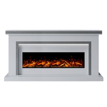 Aria Suite 1300 S  Marble Electric Fireplace 1900mm - Approved By Design