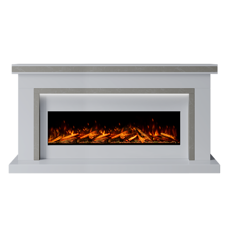 Aria Suite 1300 S  Marble Electric Fireplace 1900mm - Approved By Design