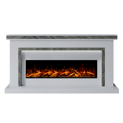 Aria Suite 1300 S  Marble Electric Fireplace 1900mm - Approved By Design