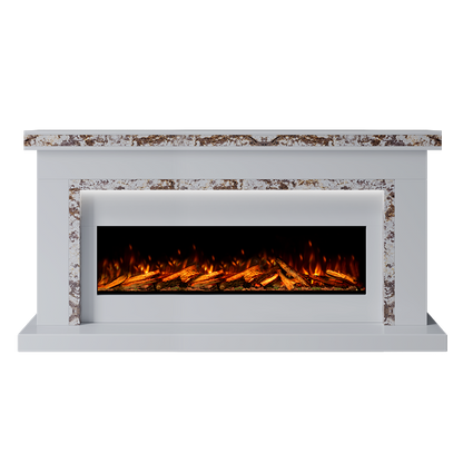 Aria Suite 1300 S  Marble Electric Fireplace 1900mm - Approved By Design