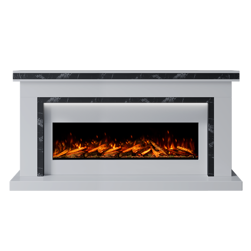 Aria Suite 1300 S  Marble Electric Fireplace 1900mm - Approved By Design