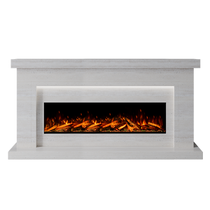 Aria Suite 1300 S  Marble Electric Fireplace 1900mm - Approved By Design