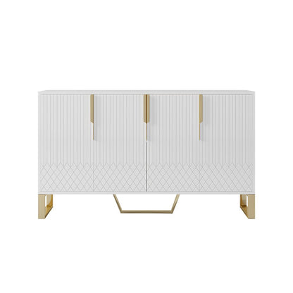 Aro 1500mm Contemporary Sideboard Buffet 4-Door Sideboard Table Kitchen Buffet Table - 