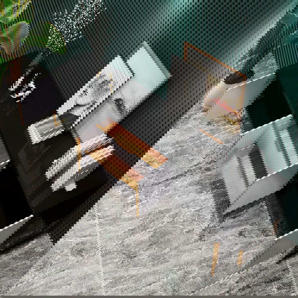 Aro Modern White Black Wood TV Stand with 2 Drawers 4 Doors Media Console for 2032mm TV - Approved By Design