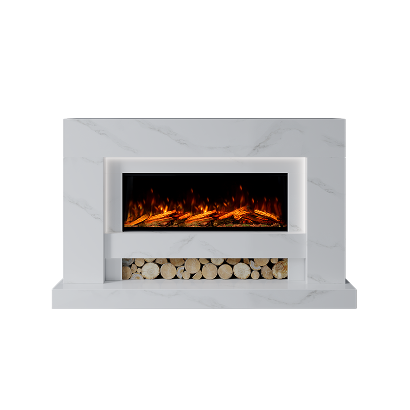 Aspen Suite 1000 S Marble Electric Fireplace 1600mm - 