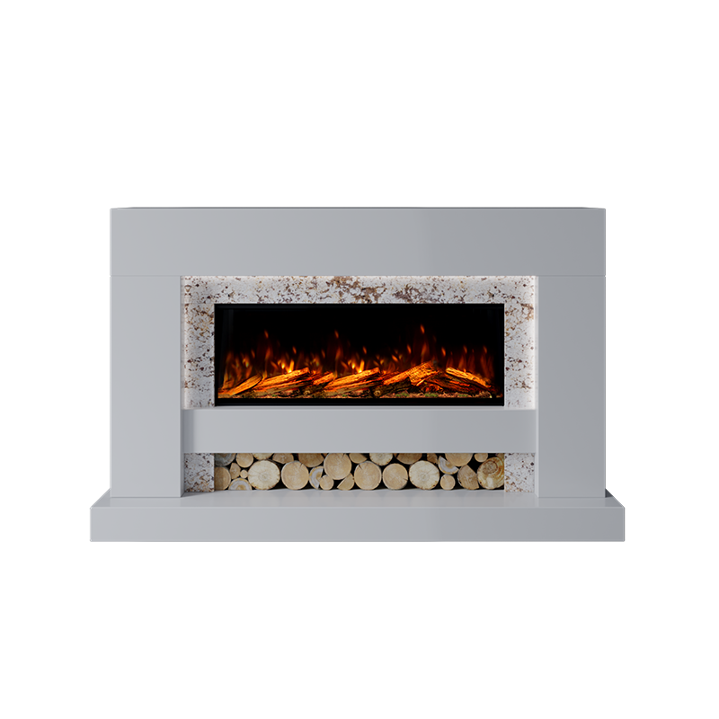 Aspen Suite 1000 S Marble Electric Fireplace 1600mm - Approved By Design