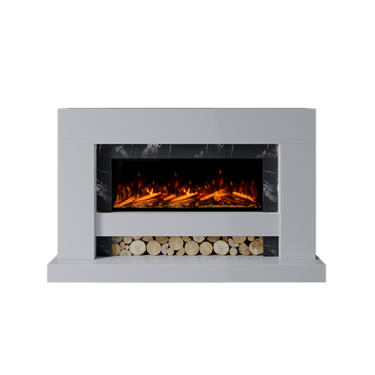 Aspen Suite 1000 S Marble Electric Fireplace 1600mm - Approved By Design
